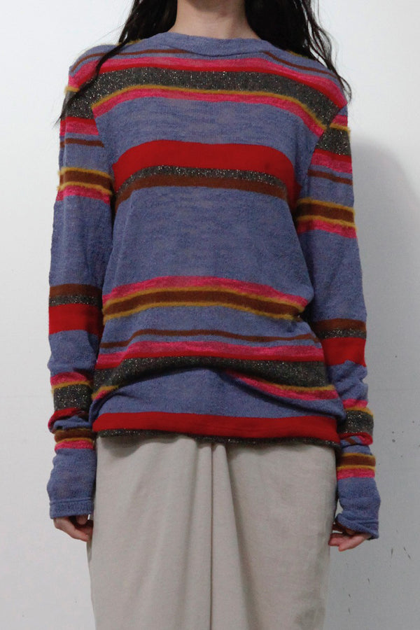 Vitelli post-hippie striped sweater PFW23_VIT0032_J9